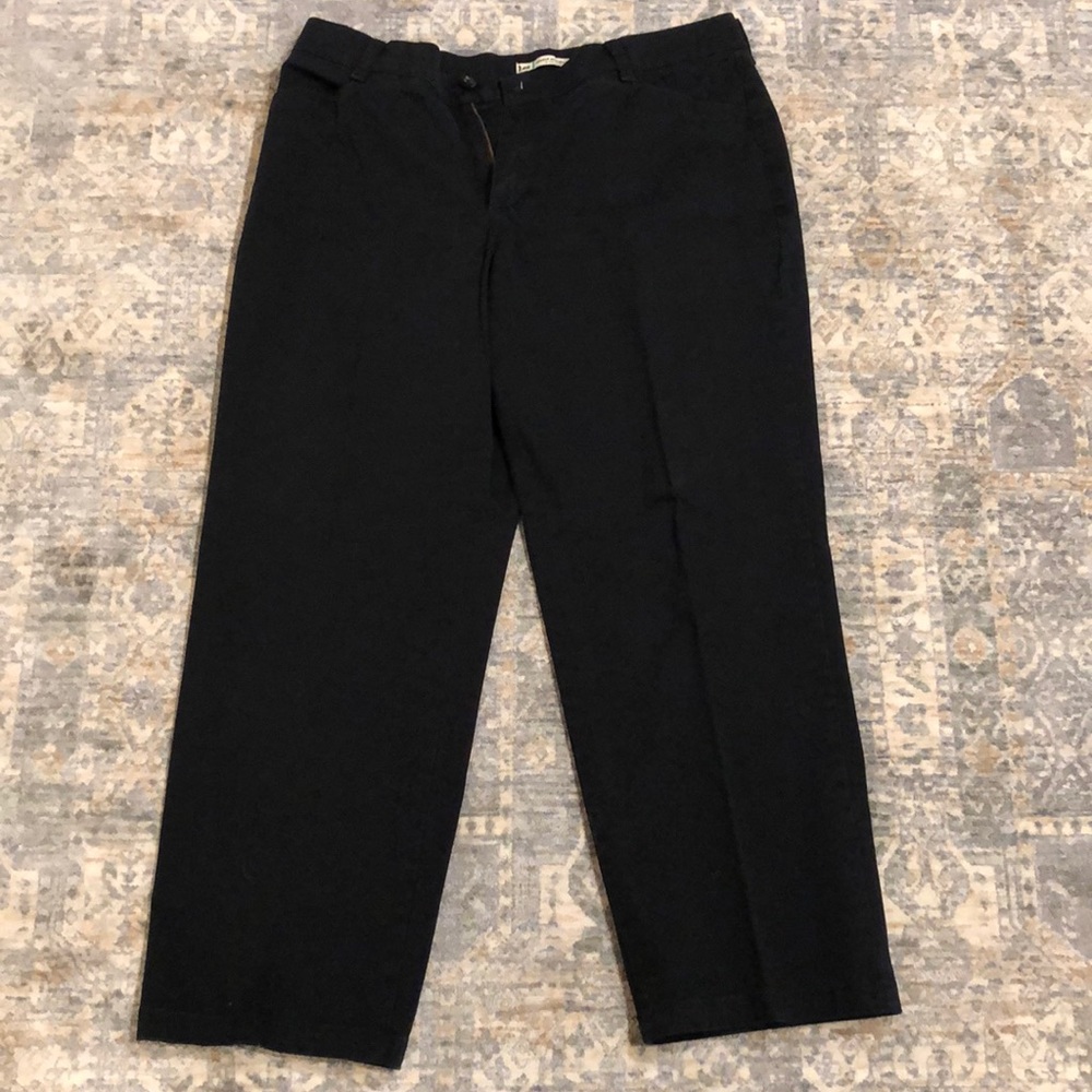 Lee black relaxed straight leg pants